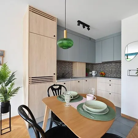 Powisle Solec Centre! Private Parking Apartamento Varsovia